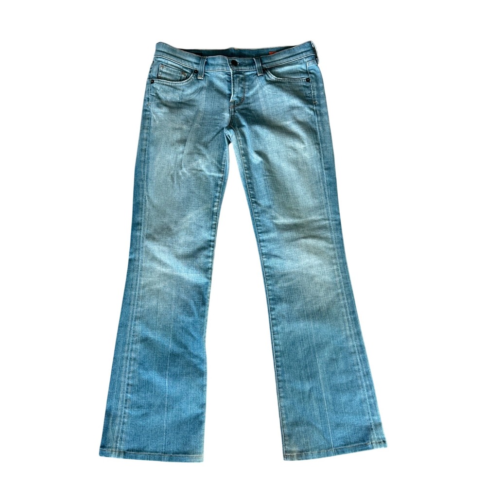 Citizens Of Humanity Jeans 29 Light Wash Kelly #001 Stretch Low Waist Bootcut - Picture 2 of 10